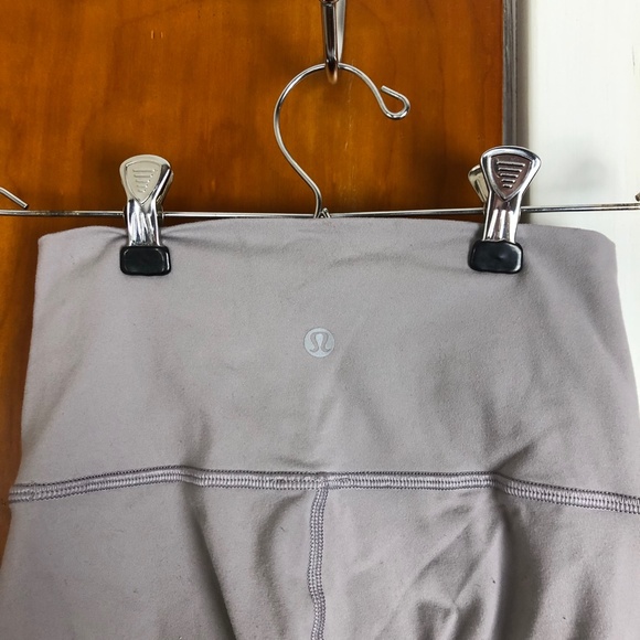 LULULEMON Tech Mesh Tight High Rise Leggings Gray Size 2 - Picture 6 of 6